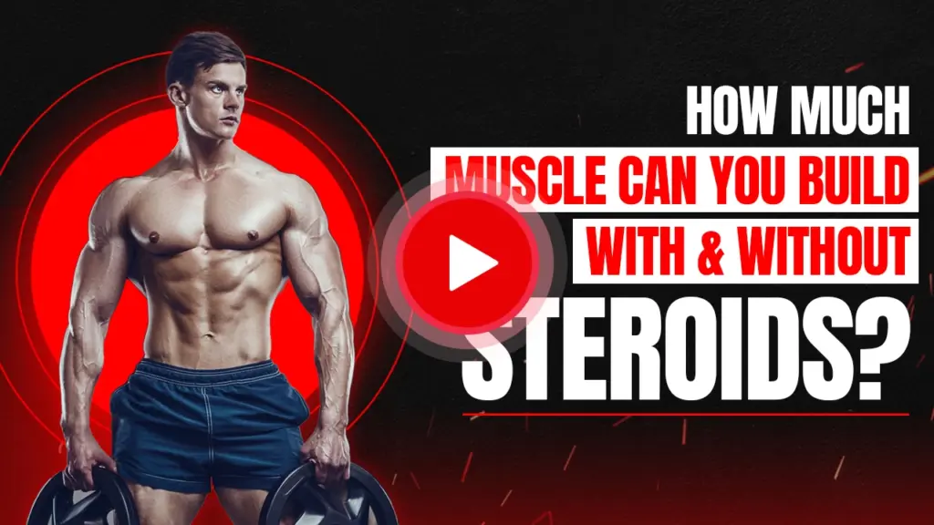 Jeff Nippard discusses muscle growth with and without steroids in a video breakdown.