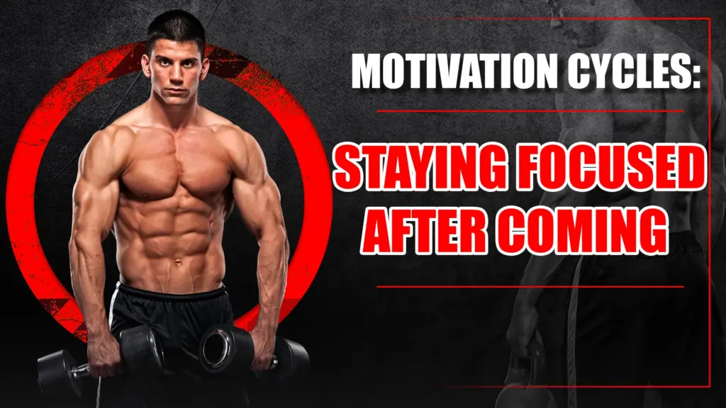 Athlete staying motivated in the gym after completing a steroid cycle