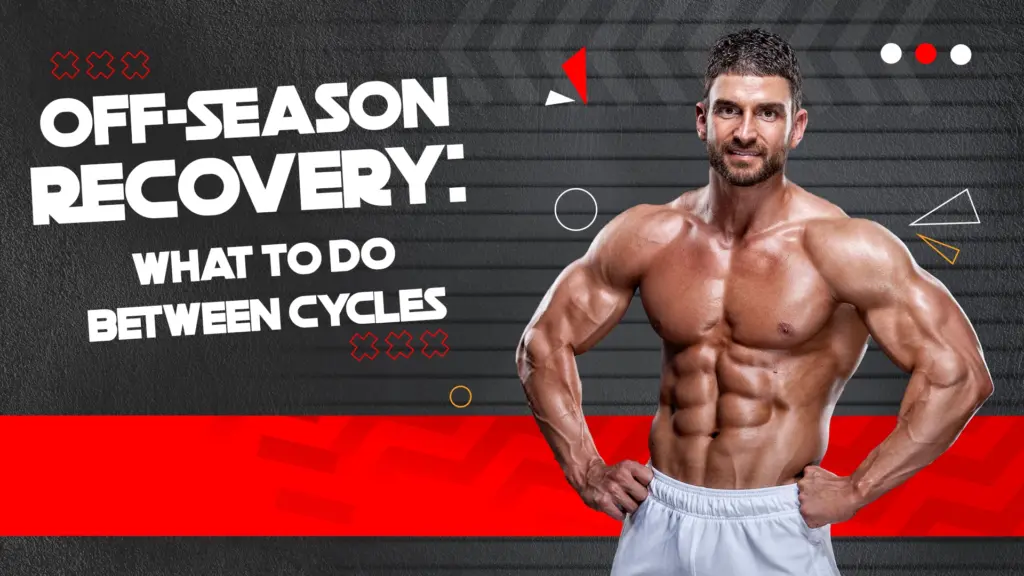 Athlete focusing on off-season recovery to restore hormones and support organ health between steroid cycles